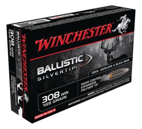 Winchester Supreme 308 (7.62 NATO) Ballistic ST 168gr, 20rd Box