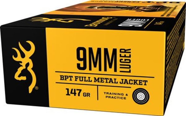 Browning BPT Performance 9mm 147gr, Full Metal Jacket, 50rd Box - Image 2