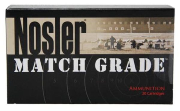 Nosler Match Grade Handgun Ammunition 9mm 124gr, Jacketed Hollow Point 20rd Box