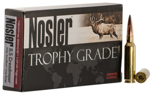 Nosler Trophy 6.5 Creedmoor 142gr, AccuBond, 20rd Box