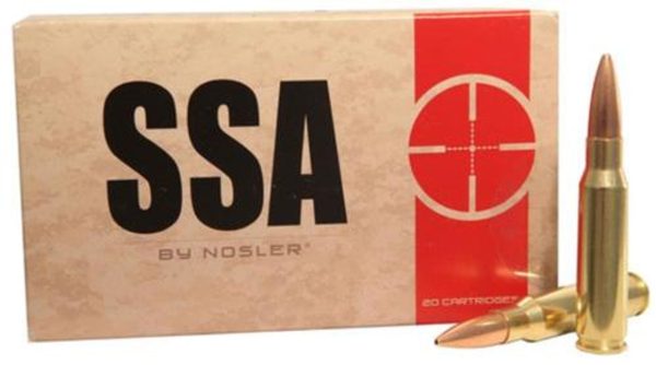 Nosler SSA .308 Win, 175 Gr, Hpbt, 20rd/Box