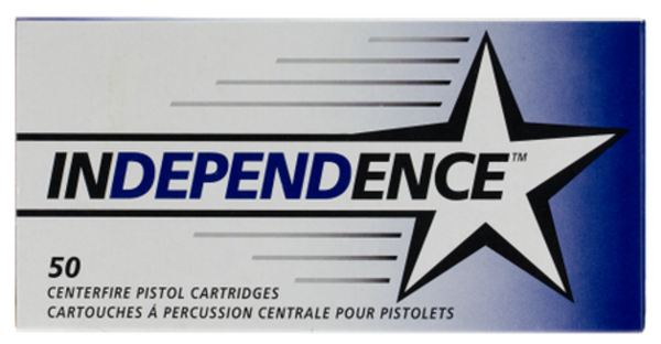 Independence 9mm, FMJ, 124 Gr, 50rd/box