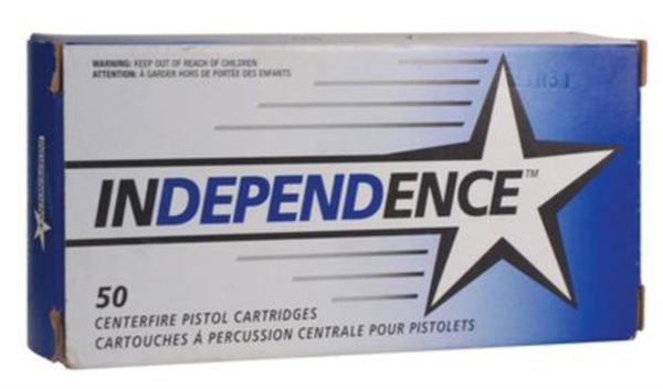 Independence .40 S&W 180gr, Full Metal Jacket 50rd Box