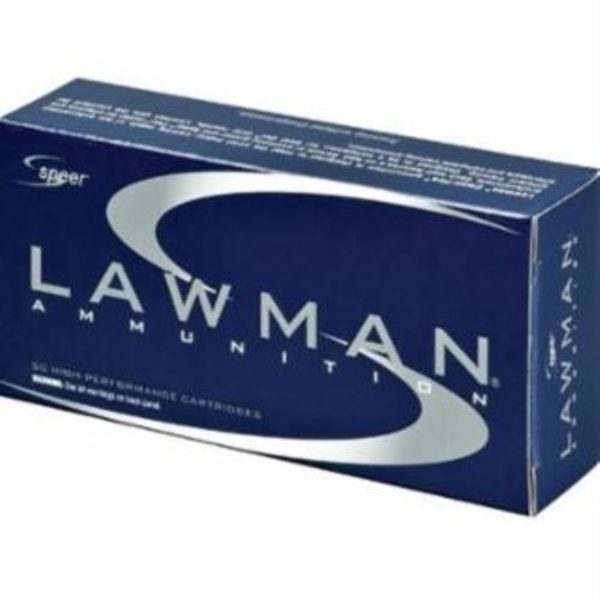 Speer Lawman 9mm 147gr, Total Metal Jacket, CleanFire, 50rd Box, 20 Box/Case