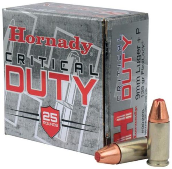 Hornady Critical Duty 40 S&W 175gr, FlexLock, 20rd Box