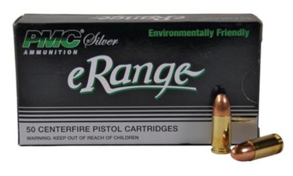 PMC Silver Line Erange 9mm 115 Gr, Encapsulated Metal Jacket, Non-Toxic, 50rd/Box 20 Box/Case