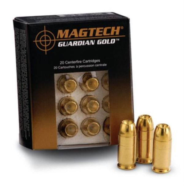 Magtech Guardian Gold 9mm 115gr Jacketed Hollow Point, 20rd Box