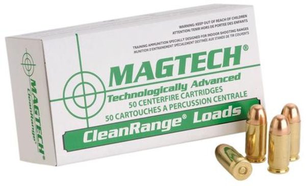 Magtech Clean Range 9mm 115gr, Encapsulated Bullet 50rd Box 20 Box/Case