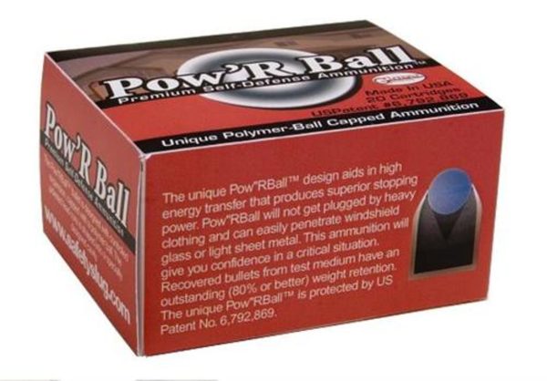 Cor-Bon Pow'rBall Glaser 9mm +P 100 Gr, 20rd Box, 25 Box