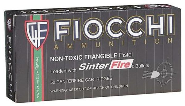 Fiocchi Centerfire 40 S&W Non-Toxic/Frangible 125gr, 50Box