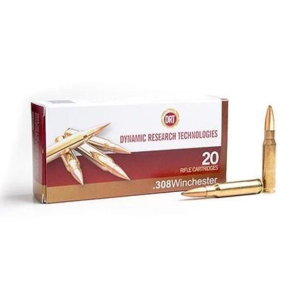 Dynamic Research Technologies .308 Win, 150 Gr, BTHP, 20rd/Box