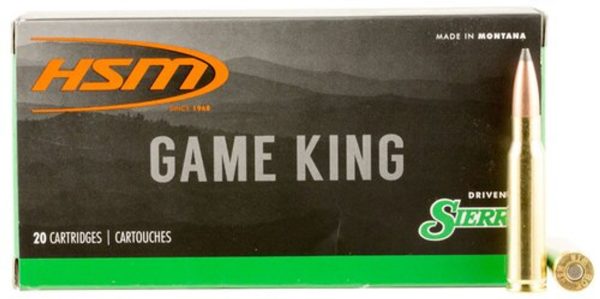 HSM Game King 308 Win/7.62mm 165gr, SBT, 20rd Box