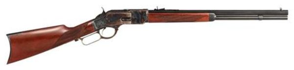 Taylor's 1873 Comanchero Rifle, .357 Mag, 20", Walnut Stock, Case Hardened