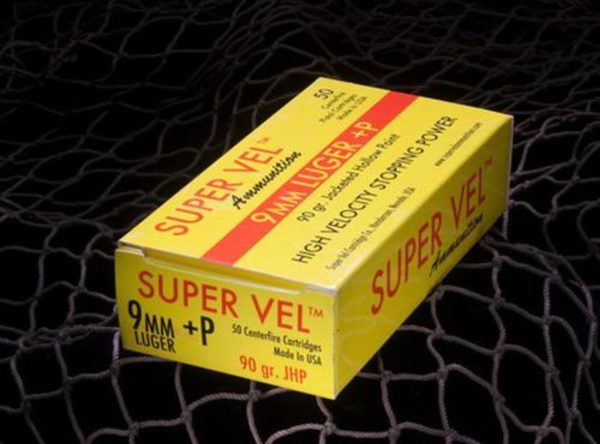 Super Vel 9mm +P 90gr, 50rd Box