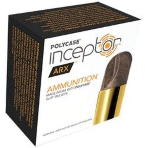 Polycase Inceptor ARX Self Defense Ammunition, .40 S&W, 107 Gr, 20rd Box