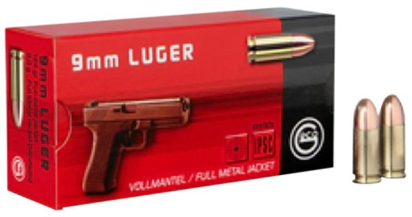 Ruag Geco 9mm 124gr, Full Metal Jacket, 50rd Box, 20 Box/Case - Image 2