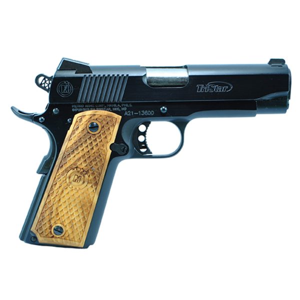 American Classic Commander 1911, Metal Frame Pistol, 9mm, 4.25" Barrel, Blued, Black, Novak-Style Sights, Manual Thumb Safety, 9rd