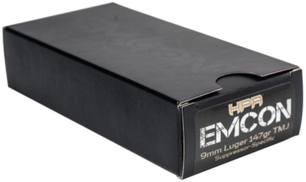 HPR Ammunition Hpr Ammunition HyperClean EmCon Suppressor 9mm 147 Grain Total Metal Jacket