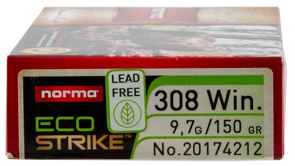 Norma Ecostrike 308 Win,7.62 NATO 150gr, Boat Tail, 20rd Box - Image 2