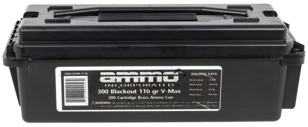 Ammo Inc Signature .300 Blackout, 110gr, V-Max, 200rd