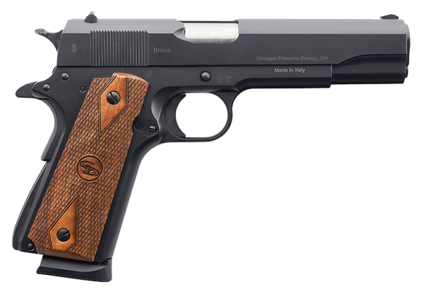 Charles Daly 1911 Field Grade 9mm, 5" Barrel, Black Finish, Walnut Grips, 8rd