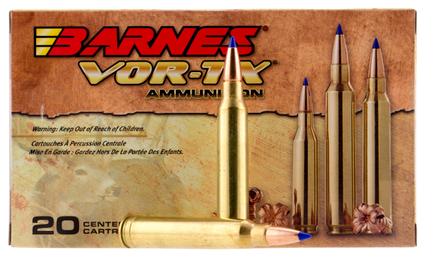 Barnes VOR-TX Rifle 308 Winchester 130gr, Tipped TSX Boat Tail, 20rd Box