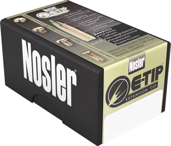 Nosler E-Tip Hunting 308 Winchester/7.62mm 150gr E-Tip, 20rd Box