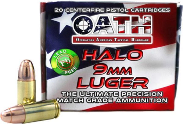 Oath Halo 9mm, 135 Gr, 20rd/Box