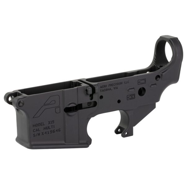 AERO Stripped AR-15 Gen 2 Lower Receiver, Multi-Caliber, Black Aluminum - Image 3