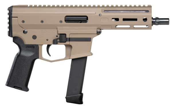 Angstadt MDP-9 9mm, 6" Threaded Barrel, Flat Dark Earth, M-Lok Handguard, 27rd