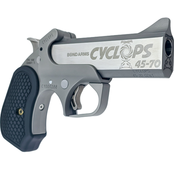 Bond Arms Cyclops 45-70 Gov, 4.25" Barrel, Stainless Steel, 1rd - Image 4