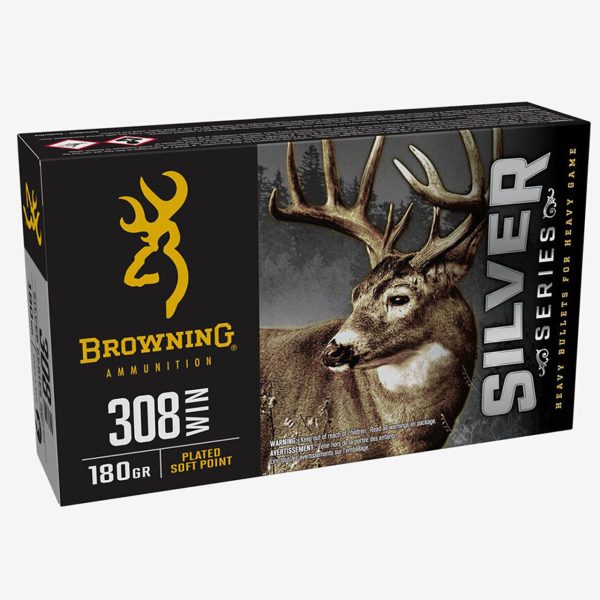 Browning Silver Series 308 Win, 180gr, PSP, 20Bx/10Cs