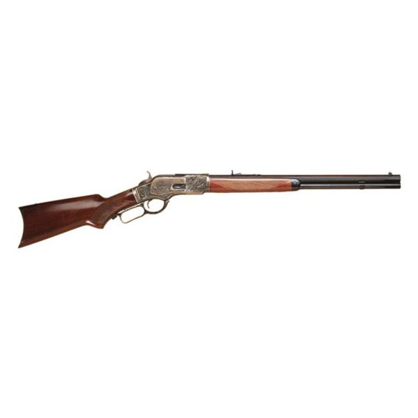 Cimarron 1873 Short 357 Magnum/38 Special, 20" Barrel, Case Hardened Rec, Walnut Furniture, 10rd