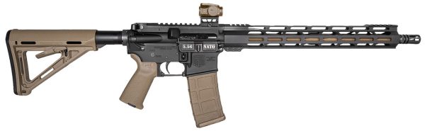 Diamondback DB15 FDE Optic Package 5.56/223 16" Barrel, 15" Handguard, Viridian Red Dot, 30rd Mag