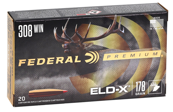 Federal Premium 308 Win 7.62x51mm, 178gr, Polymer Tip, 20rd Box