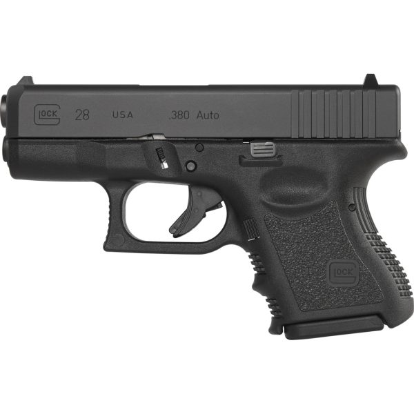 Glock G28 Gen 3 380 ACP, 3.46" Barrel, Black, Polymer Grip, 10rd - Image 2