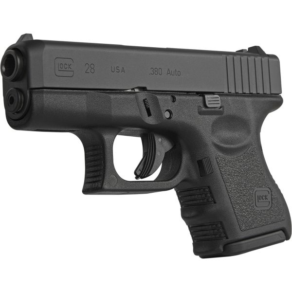 Glock G28 Gen 3 380 ACP, 3.46" Barrel, Black, Polymer Grip, 10rd - Image 3