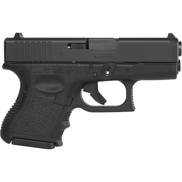 Glock G28 Gen 3 380 ACP, 3.46" Barrel, Black, Polymer Grip, 10rd