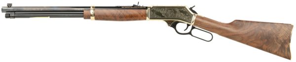 Henry Brass Wildlife Edition 30-30 Win, 20" Octagon Barrel, American Walnut, 5rd - Image 2