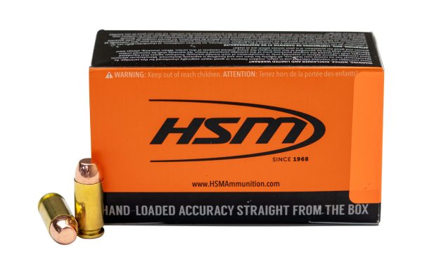 HSM .40 S&W, 180gr, Plated RNFP, Subsonic, 50rd Box