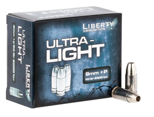 Liberty Personal Defense 9mm, 50gr, Monolithic Hollow Point, 20rd Box