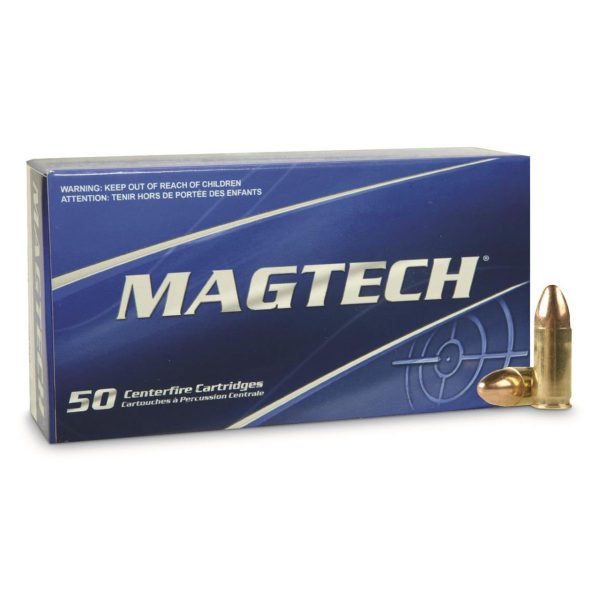 Magtech 9mm, 115gr, Full Metal Jacket, 50rd Box