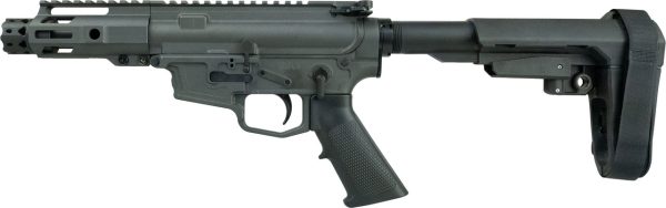 MCM DS9-S 9mm, 4.5" Barrel, Cobalt Cerakote, Tactical SBA3 Brace, 30rd - Image 2