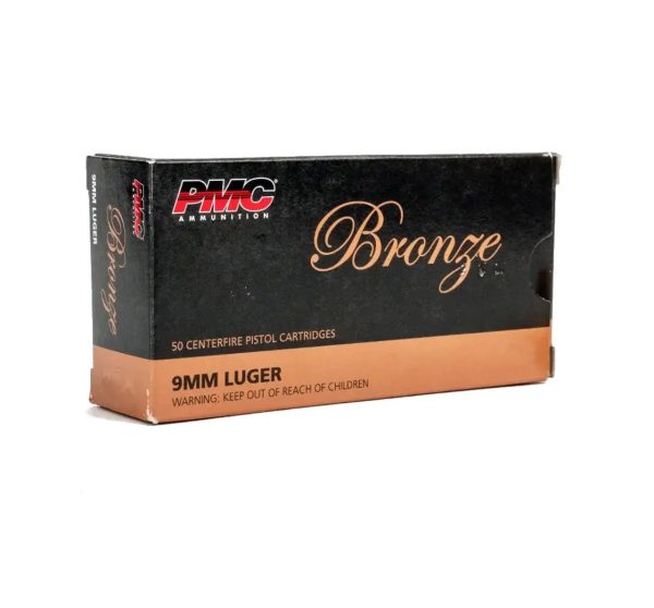 PMC Bronze 9mm, 147gr, Full Metal Jacket, 50rd Box