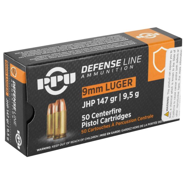 Prvi Partizan Defense 9mm, 147Gr, Jacketed Hollow Point, 50rd Box - Image 2