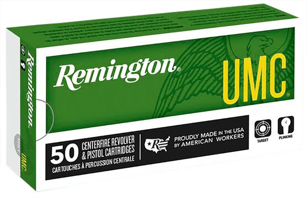 Remington UMC 9mm, 115gr, Jacketed Hollow Point, 50rd Box