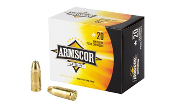 Armscor USA Competition 9mm, 124gr, Jacketed Hollow Point, 20Bx/25Cs - Image 2