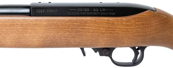 Ruger 10/22 Carbine 22 LR, 18" Barrel, American Walnut Stock, Black Rec, 10rd - Image 3