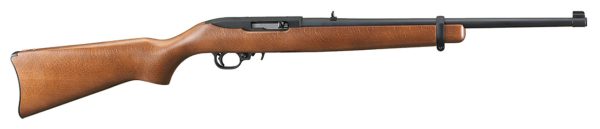 Ruger 10/22 Carbine 22 LR, 18" Barrel, American Walnut Stock, Black Rec, 10rd