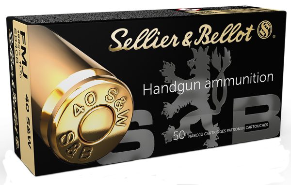 Sellier & Bellot .40 S&W, 180gr, FMJ, 50rd Box